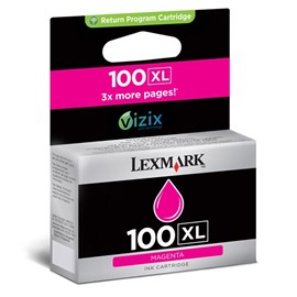 Lexmark 14N1070E 100XL Magenta Kırmızı Mürekkep Kartuşu Pro205 Pro209 S305 S405