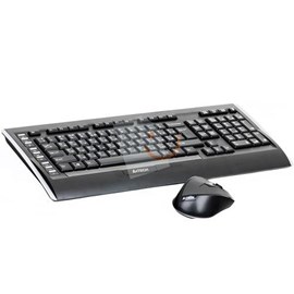 A4 Tech 9300F Kablosuz Siyah Q TR Multimedya Klavye-Optik Mouse Seti