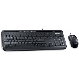 Microsoft APB-00010 Wired Desktop 600 Klavye Mouse Seti Siyah