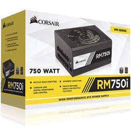 Corsair CP-9020082-EU RMi Serisi RM750i 750W 80 Plus Gold Tam Modüler PSU