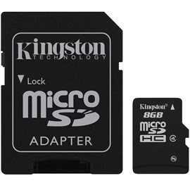 Kingston SDC4/8GB 8GB microSDHC Class 4 Bellek Kartı
