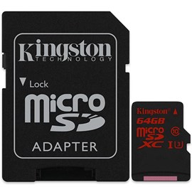 Kingston SDCA3/64GB microSDXC 64GB UHS-I U3 Bellek Kartı 90MB