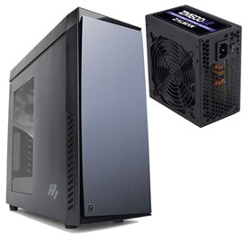 Zalman R1 Mid Tower Pencereli ZM600-LE 600W Atx Siyah Kasa