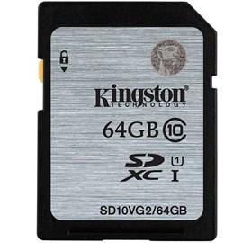 Kingston SD10VG2/64GB SDXC UHS-I Class10 64GB Bellek Kartı 45MB