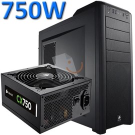 Corsair CC-9011011-750CX Carbide Series 400R Mid Tower Siyah CX 750W Kasa