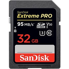 SanDisk SDSDXXG-032G-GN4IN Extreme Pro 32GB SDHC UHS-I C10 U3 Bellek Kartı 95/90Mb