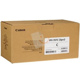 Canon PFI-707C 3 Lü Paket Mavi Kartuş 9822B003 imagePROGRAF iPF8xx