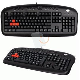 A4 Tech KB-28G USB Multimedya Q Türkçe Siyah Gaming Klavye