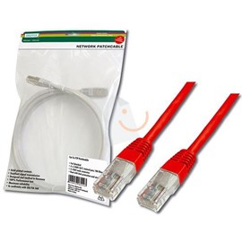 Digitus DK-1511-005/R Kırmızı CAT5E UTP AWG Patch Kablo 0.5m