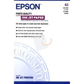 Epson C13S041068 Photo Quality Ink Jet Kağıt A3 100 Adet