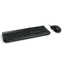 Microsoft 3J2-00018 Wired Desktop 600 İşletmeler İçin Klavye Mouse Seti Siyah