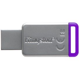 Kingston DT50/8GB DataTraveler 50 8GB Mor USB 3.1 Metal Usb Bellek