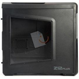 Zalman Z12 Plus Mid Tower 3x Fanlı Pencereli PSUsuz Atx Siyah Kasa (Hediyeli)