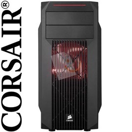 Corsair CC-9011051-WW Carbide Series SPEC-02 Red LED Mid-Tower PSUsuz Siyah Kasa