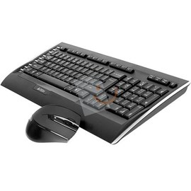 A4 Tech 9300F Kablosuz Siyah Q TR Multimedya Klavye-Optik Mouse Seti