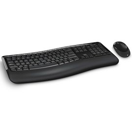 Microsoft PP4-00016 Comfort Desktop 5050 AES Curve Kablosuz Q TR Usb Siyah Klavye Mouse Seti