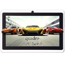 Quadro Soft Touch 6 Quad Core 1.33GHz 8GB 7" Dual Cam Android Tablet
