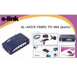 S-Link SL-AV215 VIDEO TO VGA Çevirici