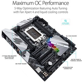 Asus PRIME X399-A DDR4 M.2 U.2 Aura Sync 16x SocketTR4 E-ATX