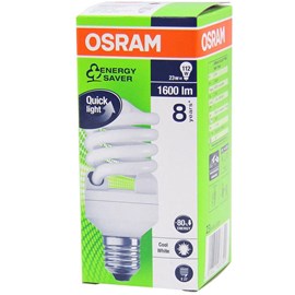 Osram 23W Mini Spiral Beyaz Işık Enerji Tasarruflu Ampül E27