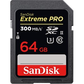 Sandisk SDSDXPK-064G-GN4IN Extreme PRO 64GB SDXC UHS-II U3 C10 Bellek 300/260MB