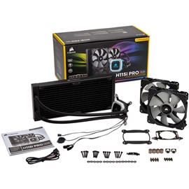 Corsair CW-9060032-WW Hydro H115i PRO RGB 280mm Sıvı Soğutma Kiti