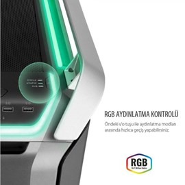 Cooler Master Cosmos C700P RGB Aydınlatmalı Tempered Glass Full Tower Kasa