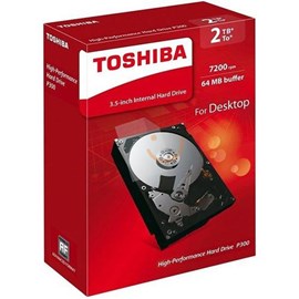 Toshiba HDWD120EZSTA P300 2TB 64MB 7200Rpm Sata3 3.5" HDD Kutulu