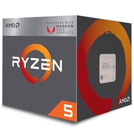 AMD Ryzen 5 2400G Wraith 3.9GHz 6MB 65W Radeon Vega 8 AM4 İşlemci