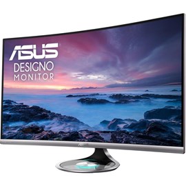 Asus MX32VQ Designo Curve 32" 4ms WQHD 2x HDMI DP Hoparlör Qi Şarj Halo VA Kavisli Monitör