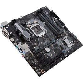 Asus PRIME H370M-PLUS DDR4 Çift M.2 HDMI DVI LED Lga1151 mATX