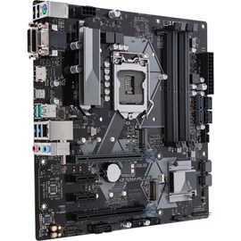 Asus PRIME H370M-PLUS DDR4 Çift M.2 HDMI DVI LED Lga1151 mATX