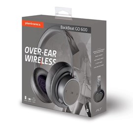 Plantronics BackBeat GO 600 Gri Kablosuz ve Kablolu Kulaklık (Çift Telefon Desteği)