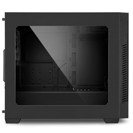 Sharkoon S1000 Window Siyah 2x Fanlı PSUsuz mATX Kasa