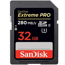 SanDisk SDSDXPB-032G-G46 Extreme PRO 32GB SDHC UHS-II U3 Bellek Kartı 280Mb/s