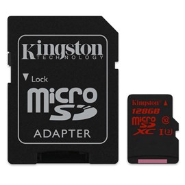 Kingston SDCA3/128GB microSDXC 128GB UHS-I U3 Bellek Kartı 90MB