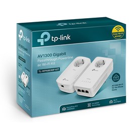 TP-LINK TL-WPA8630P KIT AV1200 Gigabit Passthrough Powerline ac Wi-Fi Kit