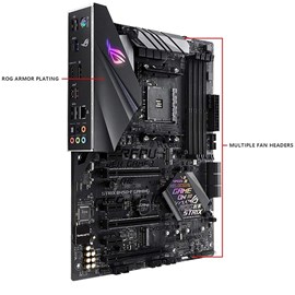 Asus ROG STRIX B450-F GAMING DDR4 M.2 HDMI DP Aura LED 16x AM4 ATX