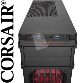 Corsair CC-9011052-650VS Carbide Series SPEC-03 Red LED Mid-Tower 650W Siyah Kasa