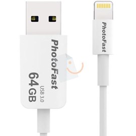 PhotoFast Photo Backup Cable 64GB Lightning / USB 3.0 Şarj Kablolu i-FlashDrive