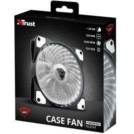 Trust 22346 GXT 762W Beyaz LED Aydınlatmalı Kasa Fanı