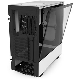 NZXT CA-H500B-W1 H500 Mat Beyaz Temperli Cam ATX PSUsuz Kasa