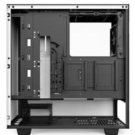 NZXT CA-H500B-W1 H500 Mat Beyaz Temperli Cam ATX PSUsuz Kasa