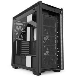 NZXT CA-H700W-WB H700i Mat Beyaz Temperli Cam RGB Akıllı ATX PSUsuz Kasa