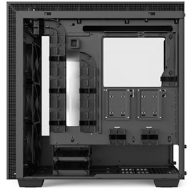 NZXT CA-H700W-WB H700i Mat Beyaz Temperli Cam RGB Akıllı ATX PSUsuz Kasa