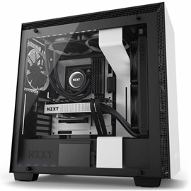 NZXT CA-H700W-WB H700i Mat Beyaz Temperli Cam RGB Akıllı ATX PSUsuz Kasa