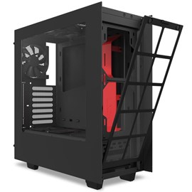 NZXT CA-S340MB-GR S340 Siyah Kırmızı Pencereli ATX Kasa