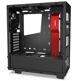 NZXT CA-S340MB-GR S340 Siyah Kırmızı Pencereli ATX Kasa