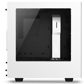 NZXT CA-S340W-W1 S340 Mat Beyaz Pencereli ATX PSUsuz Kasa