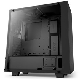 NZXT CA-S340W-B3 S340 Elite Mat Siyah Pencereli ATX PSUsuz Kasa